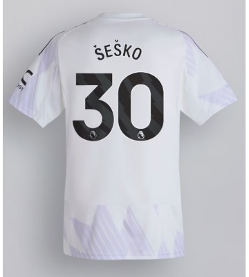 Manchester United Benjamin Sesko #30 Replika Udebanetrøje 2025-26 Kortærmet